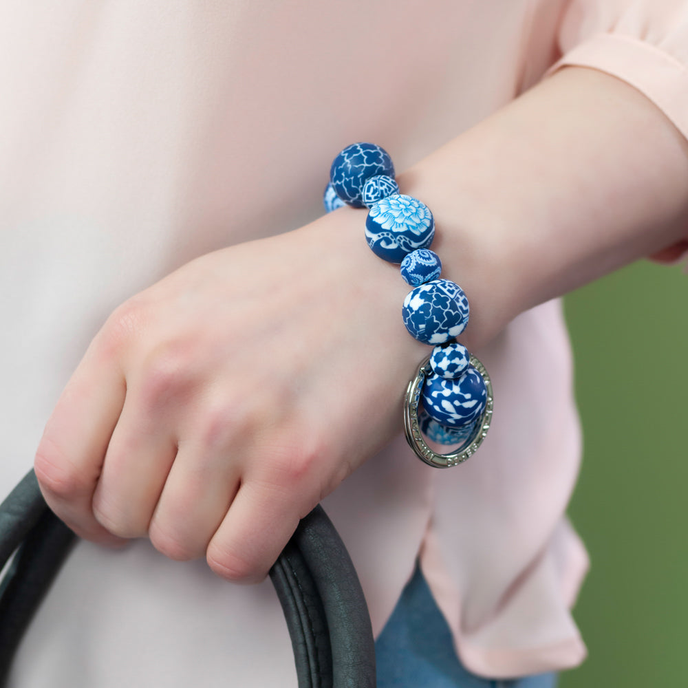 Navy Wrist Keychain