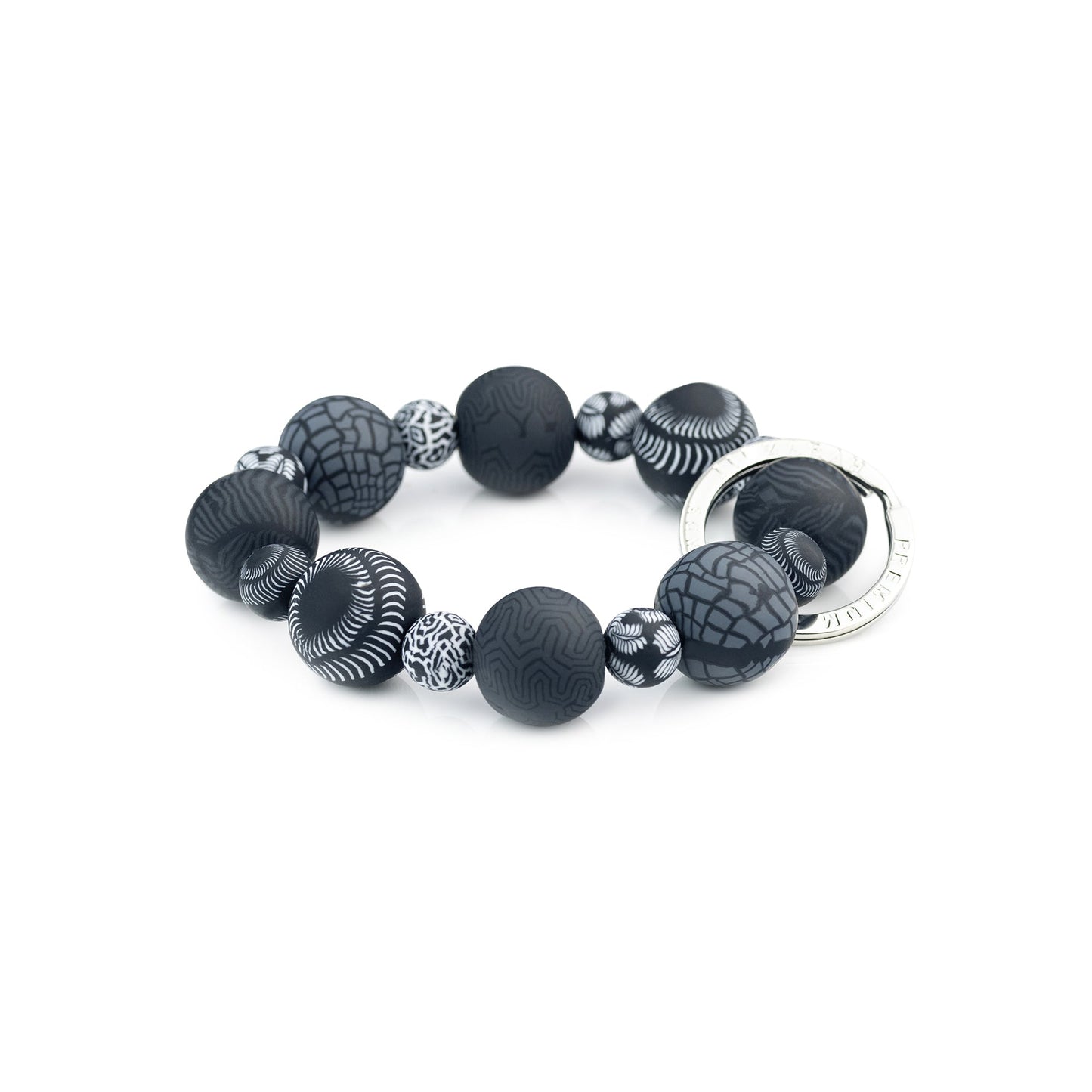 Black Wrist Keychain