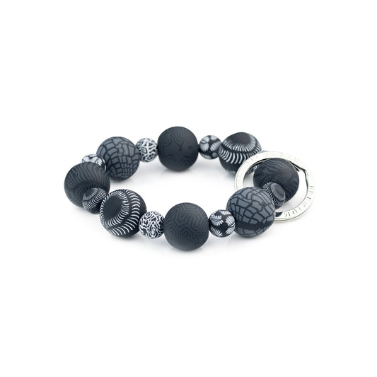 Black Wrist Keychain