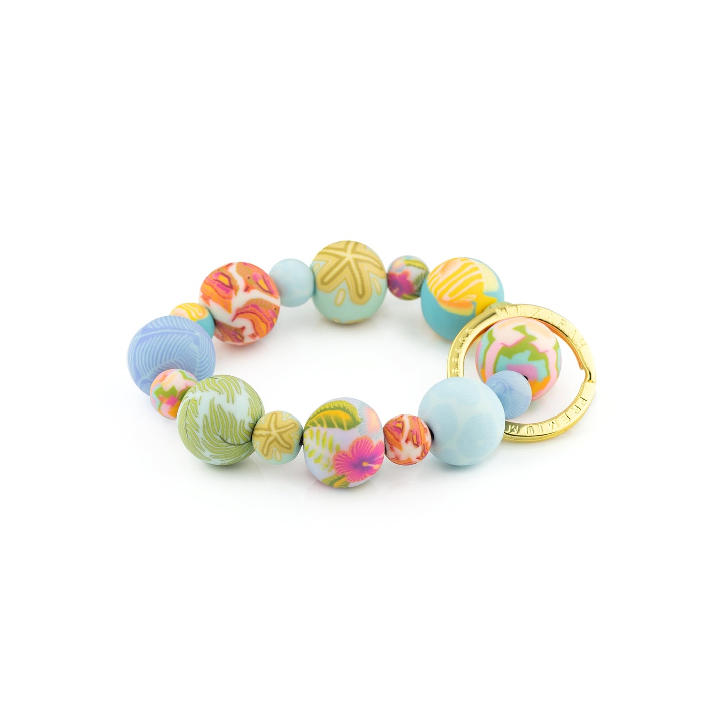Beach Wrist Keychain