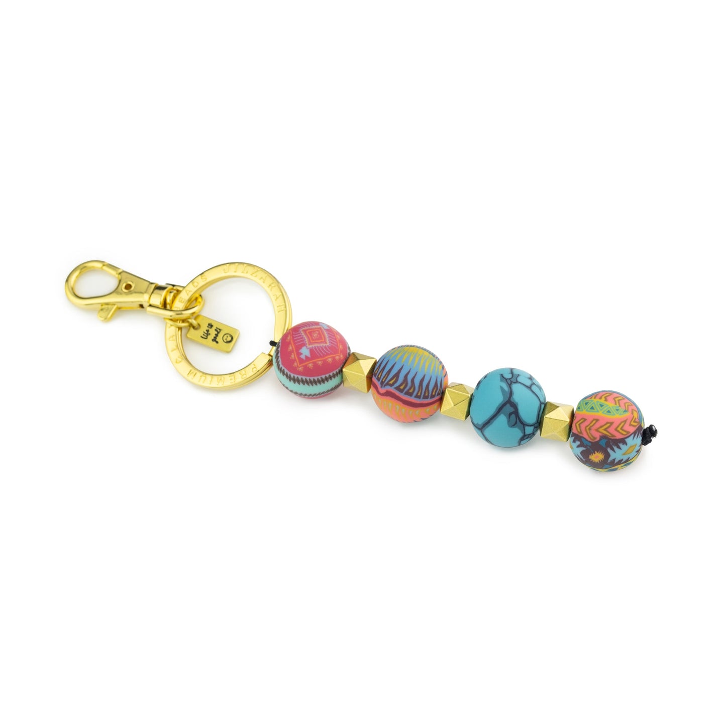 Colorful 4-ball keychain