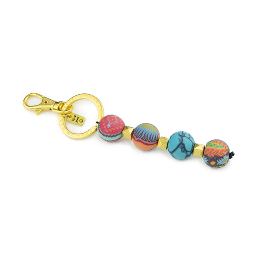 Colorful 4-ball keychain
